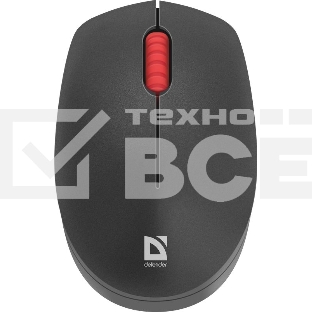Мышь беспроводная Defender Tiana MB-055 черный, 1000 dpi, радиоканал, USB, кнопки - 3