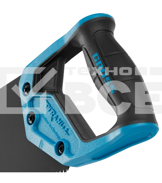 Ножовка Gross 24111 по дереву 40 3D кал.зуб тефл.покр.полотна 2-х комп.рук-ка