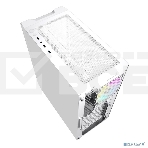 Компьютерный корпус Powercase Mistral Evo White, Tempered Glass, 1x 120mm PWM ARGb fan + ARGb Strip + 3x 120mm PWM non LED fan, белый, ATX (CMIEW-F4S), фото11