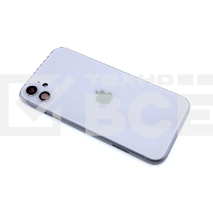 Задняя крышка (корпус) в сборе с рамкой для Apple iPhone 11 фиолетовая
