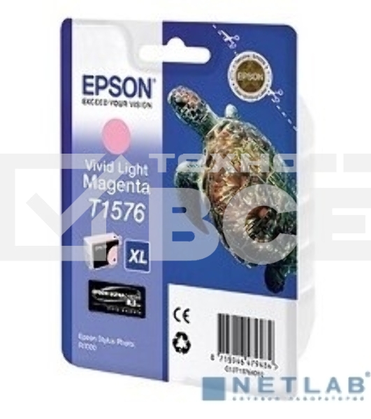 Картридж струйный Epson C13T15764010 светло-пурпурный для Epson St Ph R3000 (850стр.)