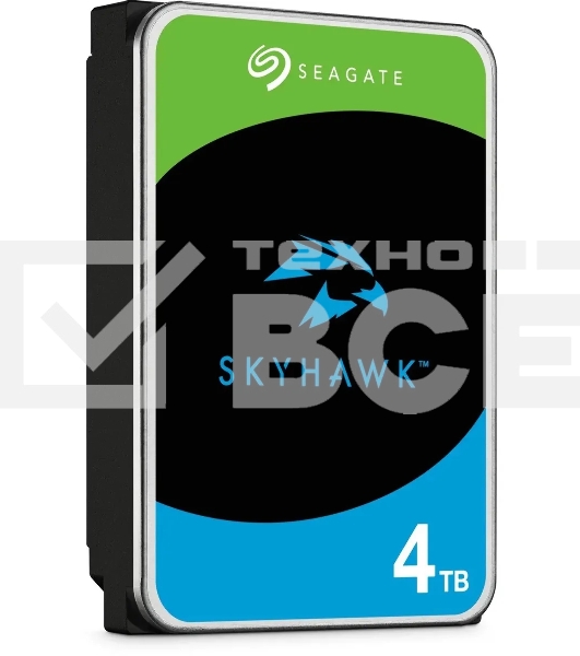 Жесткий диск Seagate SATA-III 4TB ST4000VX015 Surveillance Skyhawk (5900rpm) 256Mb 3.5