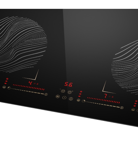 Индукционная варочная поверхность Maunfeld CVI594SB2BKF Inverter черный