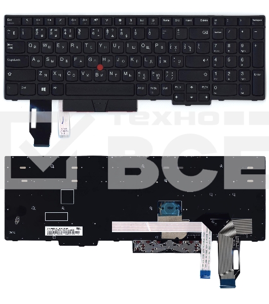 Клавиатура для ноутбука Lenovo IBM Thinkpad E580 черная