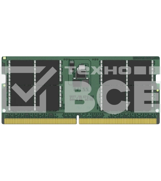 Оперативная память Kingston ValueRAM, DDR5, 32GB (1x32GB), 5600MHz, CL46, SO-DIMM