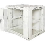 Шкаф коммутационный Lanmaster Pro (TWT-CBWPG-15U-6X4-GY) настенный 15U 600x450мм пер.дв.стекл 60кг серый 350мм 768мм IP20 металл, фото3