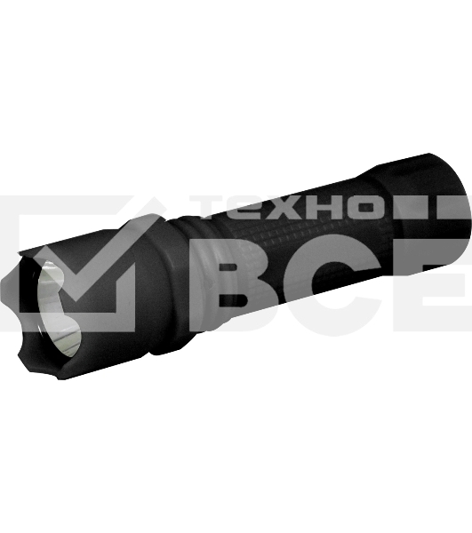 Фонарь ручной Gauss GFL207 черный 3Вт встроенный аккумулятор (GF207)