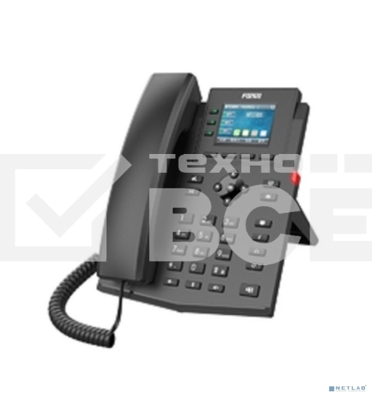 Телефон IP Fanvil X303-2 Wire черный