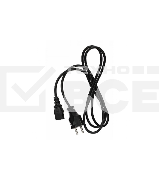Кабель компьютер - розетка 220V (EURO) 1.8м, 3G 0,75mm медь, Telecom