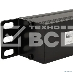 Блок распределения питания Rexant для 19' шкафов, горизонтальный, 8 розеток C13, 10A, без выкл, алюм корп, шнур 2м, вилка C14, фото6