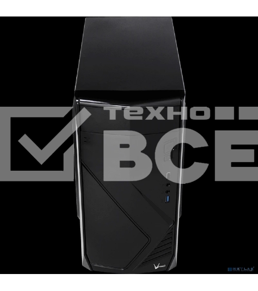 Компьютерный корпус Aerocool/Formula Cs-102 (mATX, без БП, 1x USB3.0, 1x USB2.0) черный