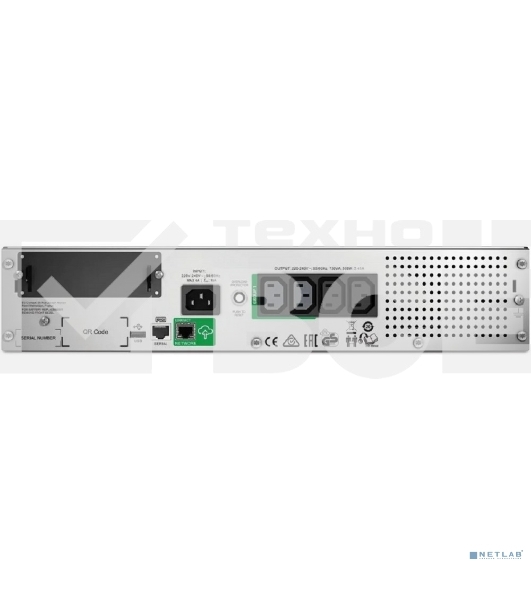 Источник бесперебойного питания APC Smart-UPS SMT750RMI2UC 500Вт 750ВА черный