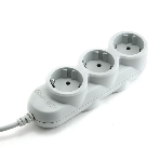 Удлинитель PC 3 м, 4 р, без выкл., 16А черный PC-2B-3M, фото3