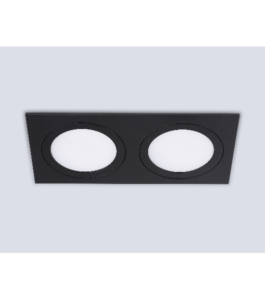 Светильник Ambrella light TN6615/2 BK черный IP44 GX53/2 max 15W 215*110*24