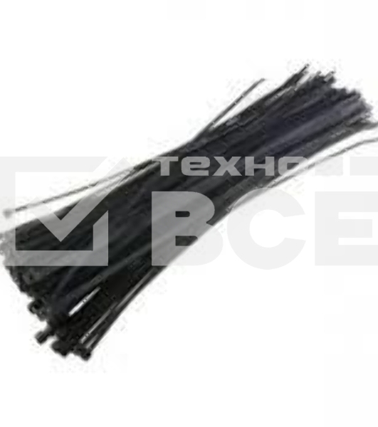 Стяжка нейлон 3.6X300мм (100шт./уп.) черная