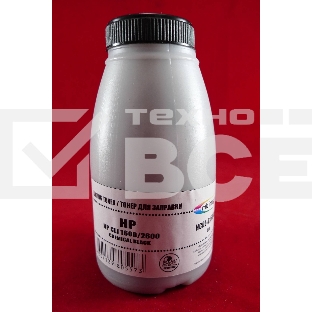Тонер HP CLJ 1600/2600 Black, химический (фл. 80г) B&W Premium (Mitsubishi) фас. России