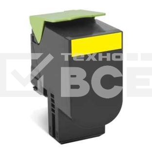 Картридж Lexmark CX510 4K Желтый Return Program