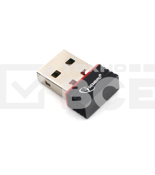 Сетевой микро адаптер WiFi Gembird 150 Мбит, USB, 802.11b/g/n