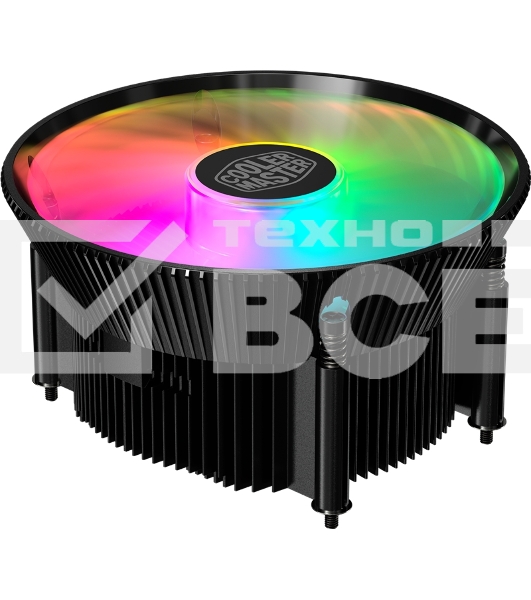 Кулер для процессора Cooler Master CPU Cooler A71C черный 120мм алюминий+медь 1800rpm 25db 4-pin 95W 60мм