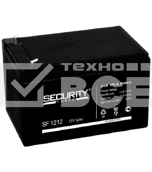 Батарея Delta Security Force SF 1212 (12v 12Ah)