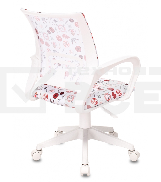 Кресло детское Бюрократ KD-W4 белый крестовина пластик пластик белый