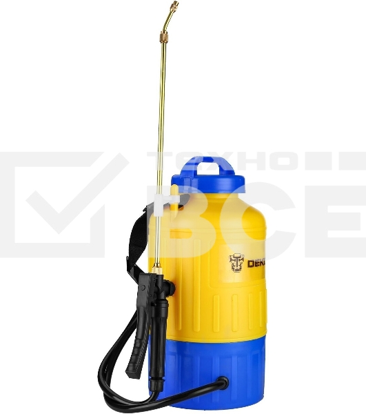 Опрыскиватель Deko DKSP09 аккум. 5л желтый/синий (065-0941)