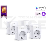 Умная розетка Mini Smart 2.4 GHz Wi-Fi Socket, 4 units, 220-240 V, Max Load 10 A, Bluetooth 4.2 (onboarding only), фото3