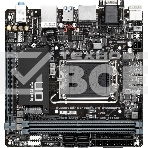 Материнская плата Gigabyte H610I DDR4, LGA 1700, Intel H610, 2xDDR4, 4xSATA, 1xM.2, 1xPCIe 4.0 x16, 1xHDMI, 1xVGA, 2xDP, 1x 1Gb LAN, 2xUSB-A 3.2 Gen 1, 4xUSB-A 2.0, 3x 3.5 мм, 7.1, Mini-ITX, фото10