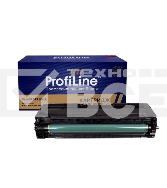 Картридж PL-407543 (SPC250BK) для принтеров Ricoh Aficio SPC250/SPC260/SPC261 Black 2000 копий ProfiLine