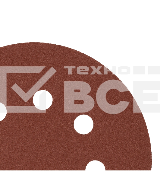 Круг абразивный Сибртех на ворсовой подложке под 