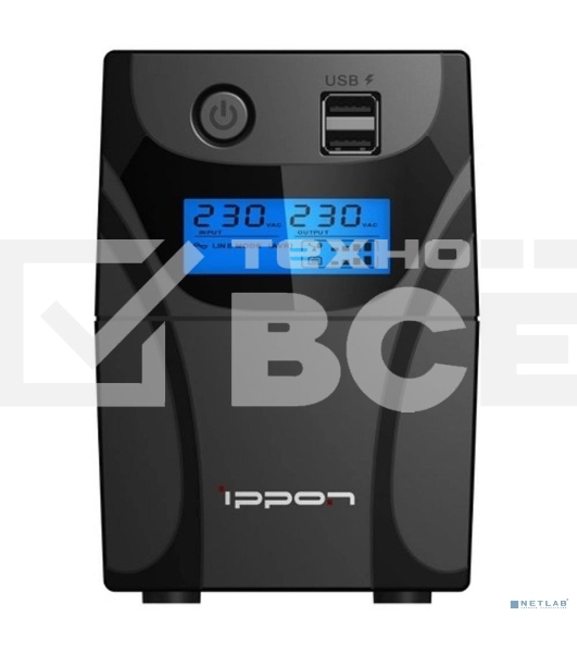 Источник бесперебойного питания Ippon Back Power Pro II Euro 850 480Вт 850ВА черный