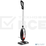 Паровая швабра Galaxy Line GL 6400, серебристый с черным, 1600 Вт, 0,6 л, 1 бар, регулятор мощности, время работы до 20 мин, макс. подача пара 35 г/мин, макс. температура нагрева 110°C, время нагрева до 30 с, индикатор работы и опустошения резервуара, аксессуары: мерный стакан, рамка для ковра, накладка из микрофибры, воронка, фото24