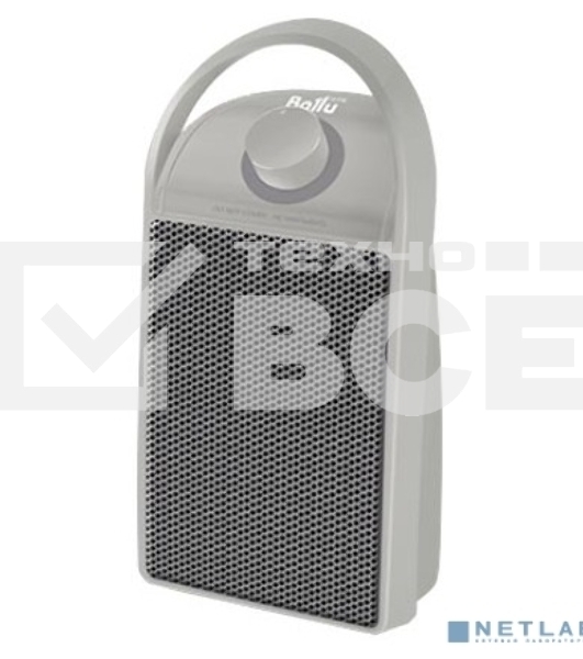 Тепловентилятор Ballu BFH/C-31 серый, 1500 Вт, 20 м2, термостат