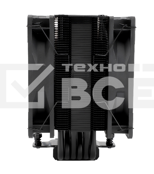 Кулер для процессора Thermalright Burst Assasin 120 EVO Dark (4-pin PWM, 156mm, Ni/CU, 6x6mm, 2x120mm, 66.17CFM, 25.6dBA, 1550RPM, S: 1700, 1200, 115X, AM5, AM4)
