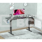 Стол для компьютера Cactus CS-EDL-BBK черный, столешница ДСП, каркас черный, фото10