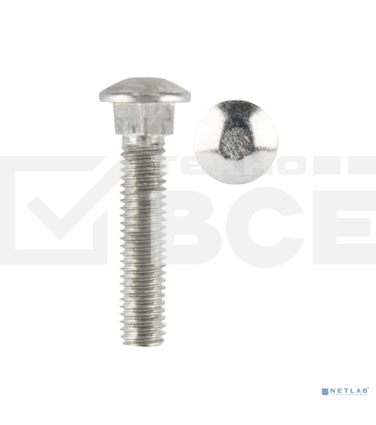 Болт мебельный KRANZ DIN 603, 8х40,  пакет (2шт.)