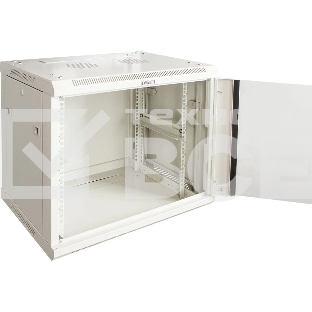 Шкаф коммутационный Lanmaster Pro (TWT-CBWPG-15U-6X4-GY) настенный 15U 600x450мм пер.дв.стекл 60кг серый 350мм 768мм IP20 металл