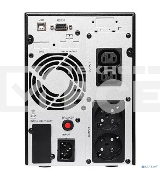 Источник бесперебойного питания Сайбер Электро ИБП ЭКСПЕРТ-II-2000 Онлайн, Напольное исполнение 2000ВА/1800Вт USB/RS-232/SNMPslot (2 EURO + 2 IEC С13) (12В/7А·ч. х 4)