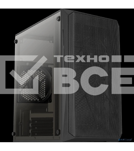 Компьютерный корпус Aerocool/Formula CS-107 черный без БП mATX 1x120мм 1xUSB 2.0 1xUSB 3.0 audio