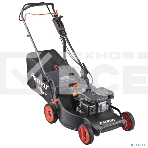 Газонокосилка бензиновая PATRIOT PT 54AS, 53 см, самоходная(3 скорости), 7,5л.с., алюминиевая дека, крданная передача на редуктор колес травосборник 75л, фото3