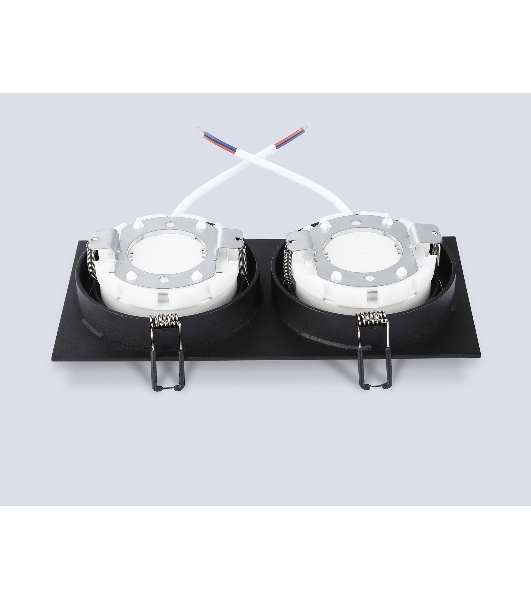 Светильник Ambrella light TN6615/2 BK черный IP44 GX53/2 max 15W 215*110*24
