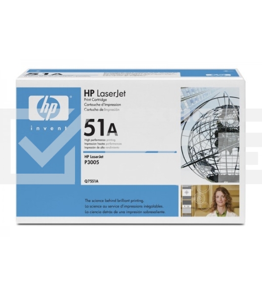 Картридж лазерный HP Q7551A черный для LJ P3005/M3035mfp/M3027mfp 6500 стр.