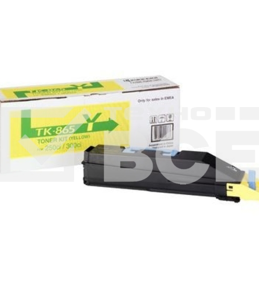 Картридж лазерный Kyocera-Mita TK-865Y желтый для TASKalfa 250ci/300ci (12000стр.)
