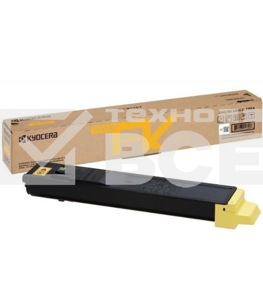 Картридж лазерный Kyocera TK-8115Y (1T02P3ANL0) желтый для M8124cidn/M8130cidn 6000 стр.