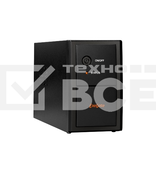 Источник бесперебойного питания ExeGate EP285525RUS SpecialPro UNB-400.LED.AVR.EURO <400VA/240W, LED, AVR, 2 евророзетки, Black>