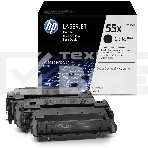 Картридж лазерный набор из 2 шт HP LaserJet CE255XD черный для LJ P3015(2 х 12500стр), фото7