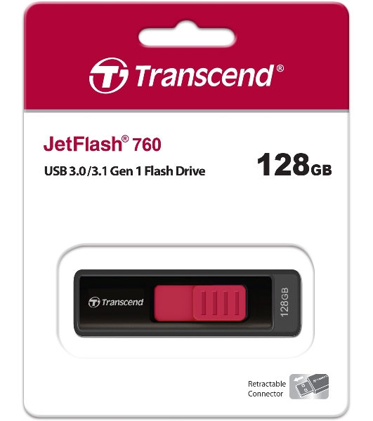 Флешка USB Transcend USB 128Gb JetFlash 760 TS128GJF760 USB 3.0