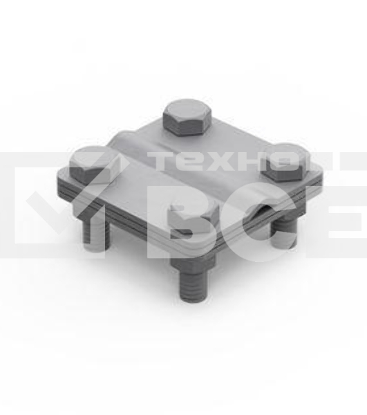 Соединитель пруток-полоса с раздел. пластиной ДКС NG3101