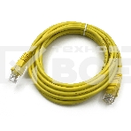 Патч-корд Buro UTP cat5E 3м желтый RJ-45 (m)-RJ-45 (m), фото 1