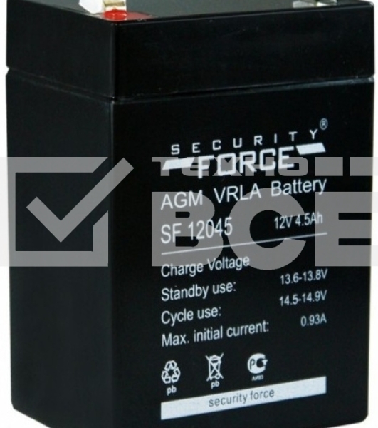 Батарея Delta Security Force SF 12045 (12V 4.5Ah)